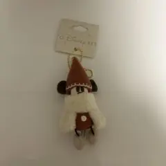 ディズニー　Disney リルリンリン　赤　ぬいぐるみチャーム　クリスマス