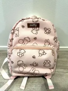 【最終値下げ】miffy ミッフィー リュック ピンク 総柄