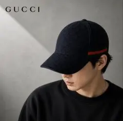 GUCCIキャップ GG柄 シェリーライン ベースボール帽子 メンズ レディースのサムネイル