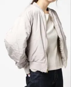 【earth music&ecology】リバーシブルブルゾン