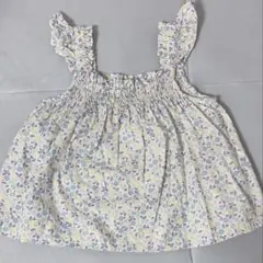 ZARA フラワーポプリントップス