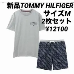 新品TOMMY HILFIGER 半袖Tシャツ/ショートパンツセット¥12100