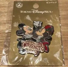 ミッキー＆ミニー　ピンバッジ　クリスマス　2007年