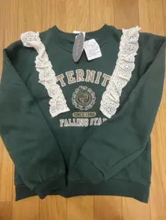 トレーナー　フリルトレーナー　裏起毛