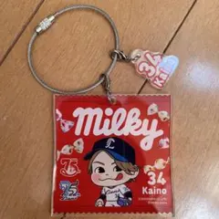 ライオンズ甲斐野ペコちゃん75周年コラボシークレットアクリルチャーム 34