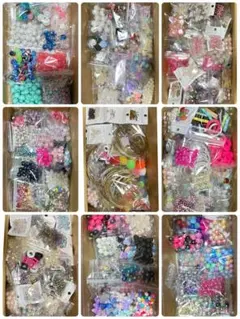 ビーズ チャーム ワイヤー など ハンドメイド材料 まとめ売り