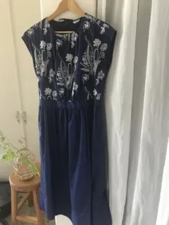 【値下げしました】ミナペルホネン　mina perhonen ワンピース　80 mina perhonen petal fence ワンピース - ミナペルホネン正規