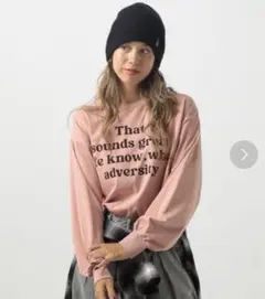 BAYFLOW ピンク 長袖 ロゴTシャツ サイズ2 春服のサムネイル