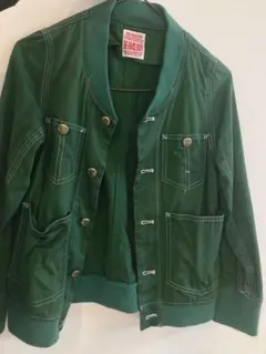 カバーオール デニムジャケット