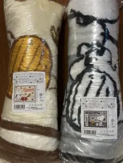【新品未開封】スヌーピー 膝掛け70cm x 100cm 2枚セット