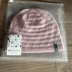 新品未使用　NOGUCHI KNIT ピンク ニット帽　現行品