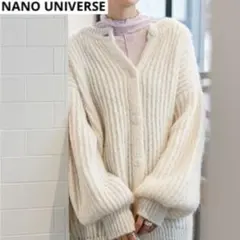 【NANO UNIVERSE】　LB.04／WEB限定 前後2WAYニット　F