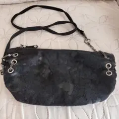 ファーショルダーバッグ チェーン付き