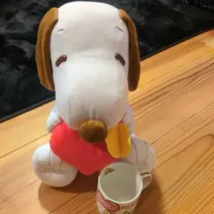 スヌーピー ぬいぐるみとマグカップセット