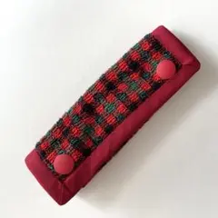 ハンドメイド持ち手カバー/デニムバッグ用ハンドルカバーファミリアチェック