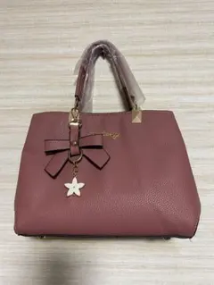 ピンク リボン ハンドバッグ