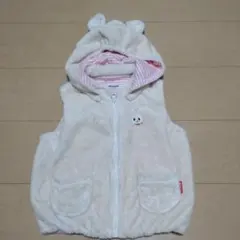 ミキハウス　うさぎベスト　90-100cm