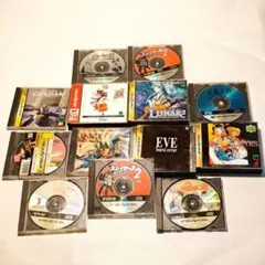 セガサターン ソフト まとめ売り 11本セット｜名作・人気作 レトロゲーム 大量