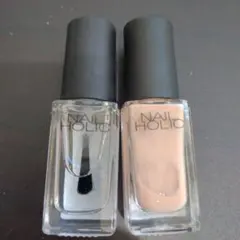 中古　NAIL HOLIC キューティクルオイル・つめ用ファンデ 2本セットのサムネイル