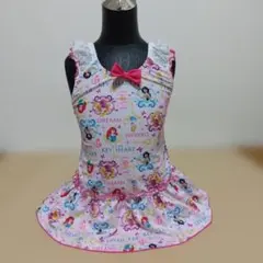 ディズニープリンセス！フリルワンピース水着！130