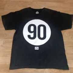 CREPEMAN 90プリント Tシャツブラック　L