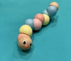 Classic World 木のおもちゃ キャタピラー パステル いもむし