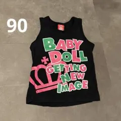 BABY DOLL ノースリーブ タンクトップ 90サイズ