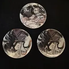 鬼滅の刃 全集中展 幕間画 竈門禰豆子 缶バッジ 3個セット