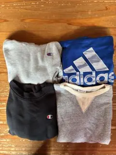 Champion Adidas breezeトレーナーセット 4枚