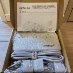 新品 BESTEK 海外旅行用変圧器 AC USB ベステック MRJ201GU