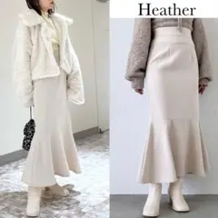 ヘザー lady マーメイド スカート アイボリーのサムネイル