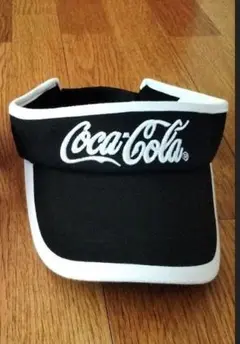 Coca-Cola ブラック バイザー フリーサイズ