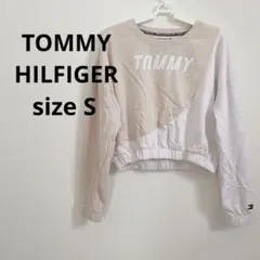 美品✨TOMMY HILFIGER 【S】トミーヒルフィガークロップドトレーナー