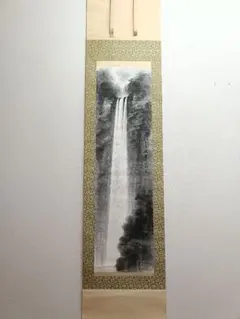 真作】絵画日本画山里の暮らし幻想の山村風景水墨淡彩箱入X71|mercari