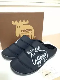 美品☆moz モズ スリッポン Lサイズ／サボ サンダル MOZ トナカイ