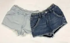 BREEZE デニム ショートパンツ 90size 2setのサムネイル