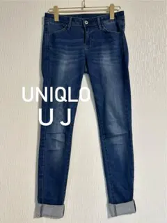 UNIQLO U J ユニクロ スキニーデニム ブルー ジーンズ パンツ 24