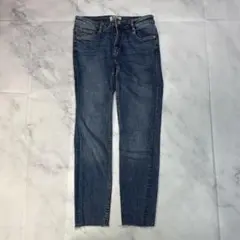 zara グランジ スキニーデニム ストリート y2k アメカジ フリンジ 美品