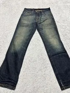 ストレートデニム ダークブルー