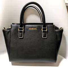 MURUA バッグ ハンドバッグ ブラック 黒