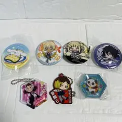 くら寿司ガチャポン×缶バッジ＆キーホルダーまとめ売り7点