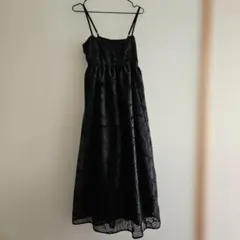 花柄シアーフレアキャミワンピース(FreeSize)【新品・未使用】