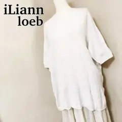 iliann loeb イリアンローヴ　コットンニット　チュニック　クルーネックのサムネイル