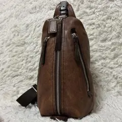 COACH コーチ トンプソン レザー ボディバッグ 70360 - メルカリ