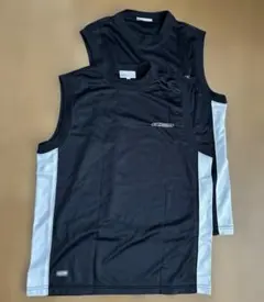 Reebok 黒ノースリーブタンクトップ 2枚セット