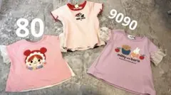 キャラTシャツ裏表あんぱんまん女の子のサムネイル