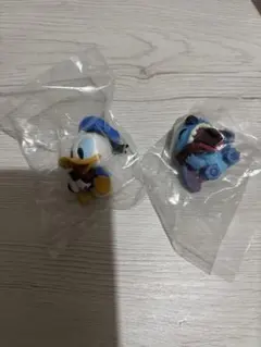 ディズニー カプセルトイMelty Melt スティッチ　ドナルド　2点セット