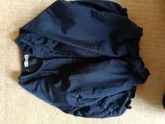 branshes ネイビー バルーンシルエットジャケット ウィンドブレーカー