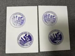 サウジアラビア館　投資フォーラム　スタンプポ2枚セット　大阪関西万博　パビリオン