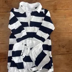 Ralph Lauren 18M ポロシャツ 白ネイビー